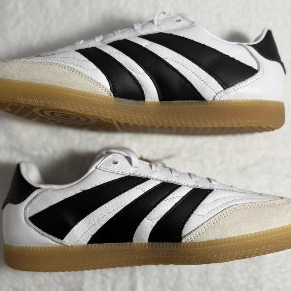 adidas Predator 24 League Freestyle Low White Black Gum Size 10 - | NWOB - Picture 7 of 10